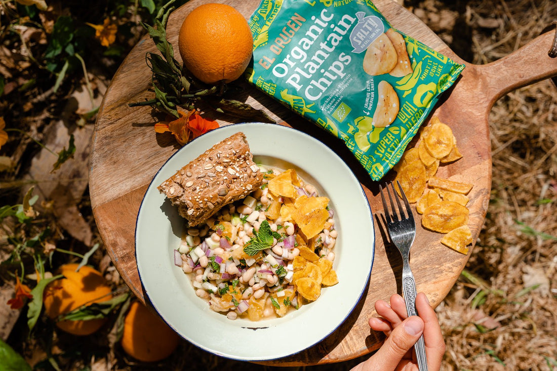 Sommersalat: Erfrischender Bohnensalat mit Orangen 🍊💚 - el origen