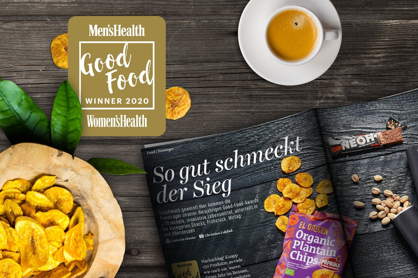 Unsere Kochbananen Chips sind der Gewinner des Good Food Award 2020 🎉 - el origen