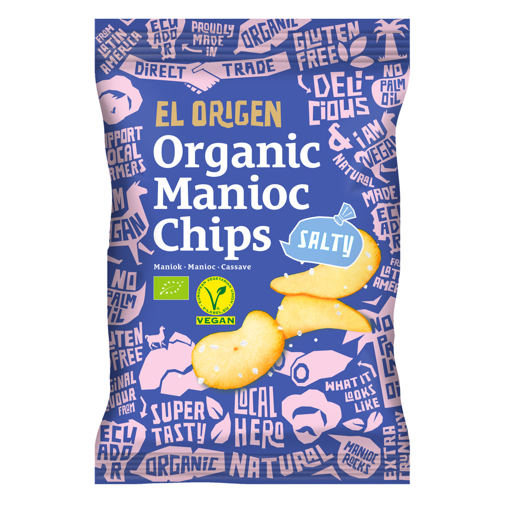 Bio Maniok Chips mit Meersalz