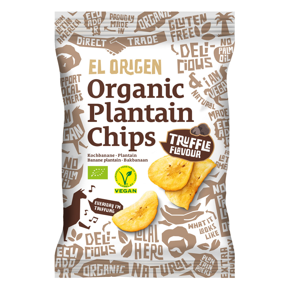 
                  
                    Bio Kochbananen Chips mit Trüffel-Geschmack
                  
                
