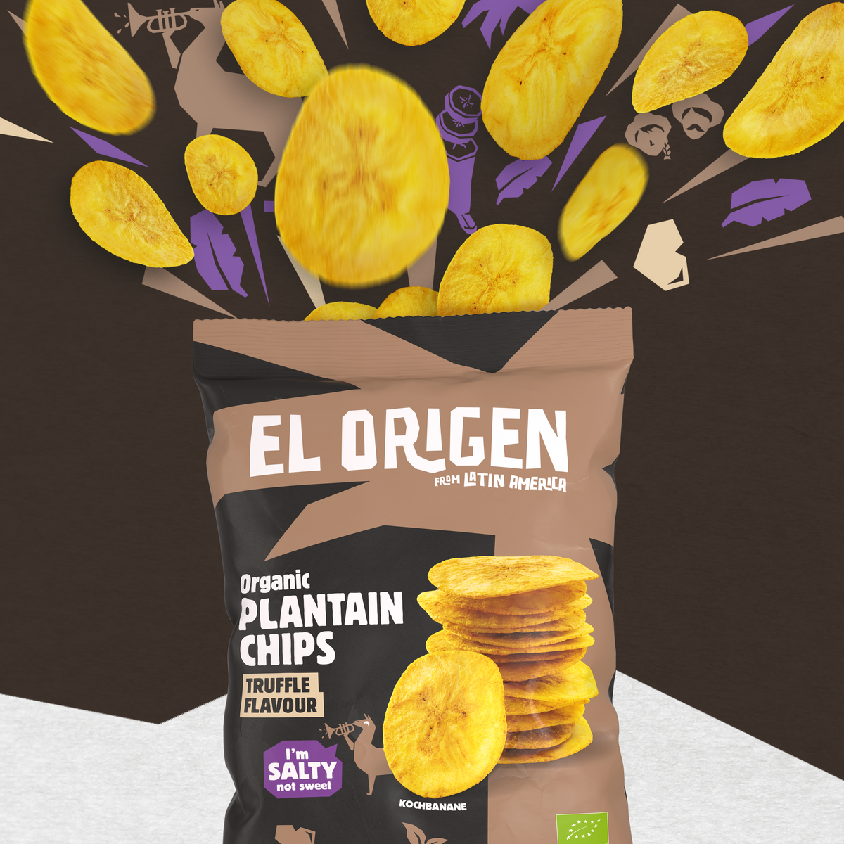 Bio Kochbananen Chips mit Trüffel-Geschmack