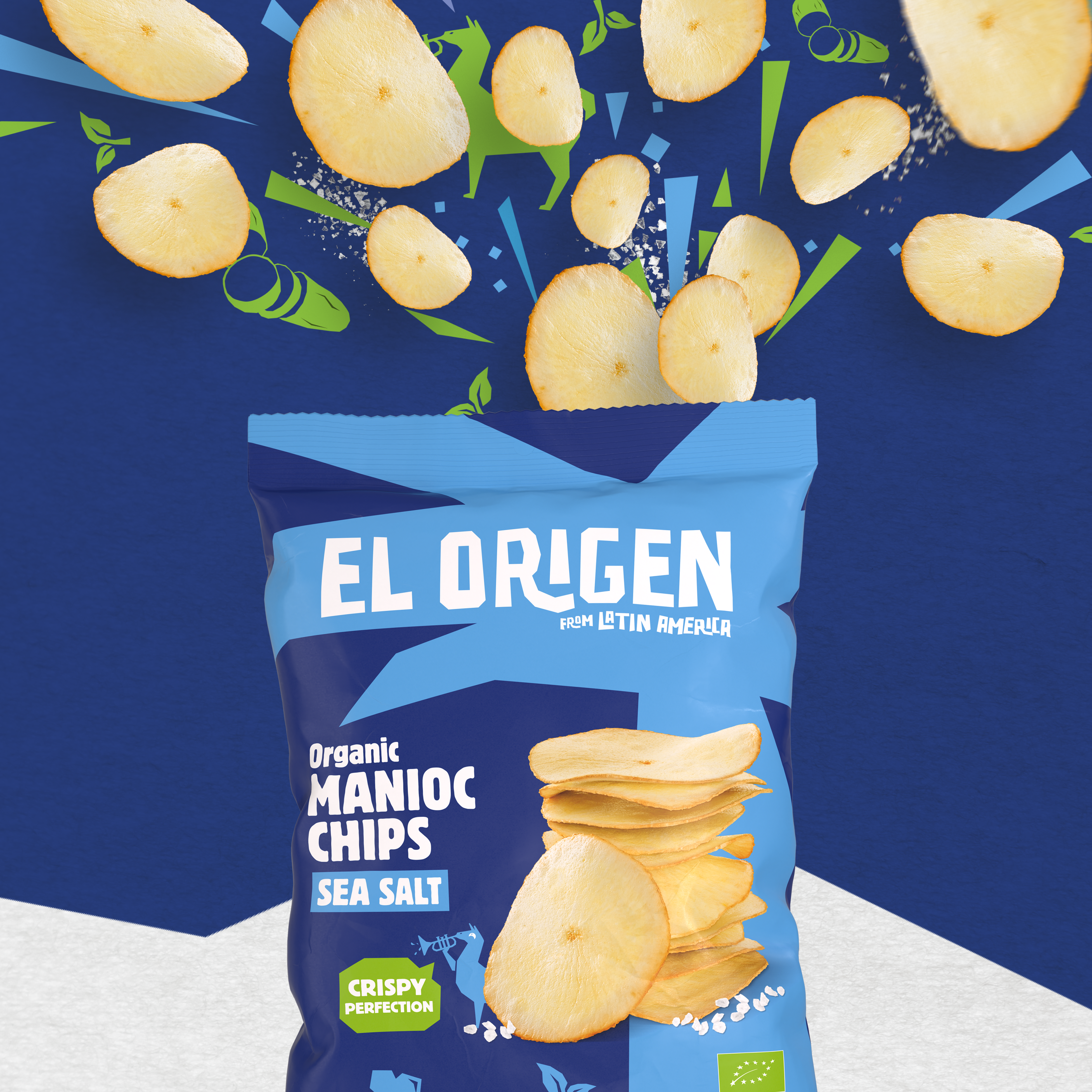 Bio Maniok Chips mit Meersalz