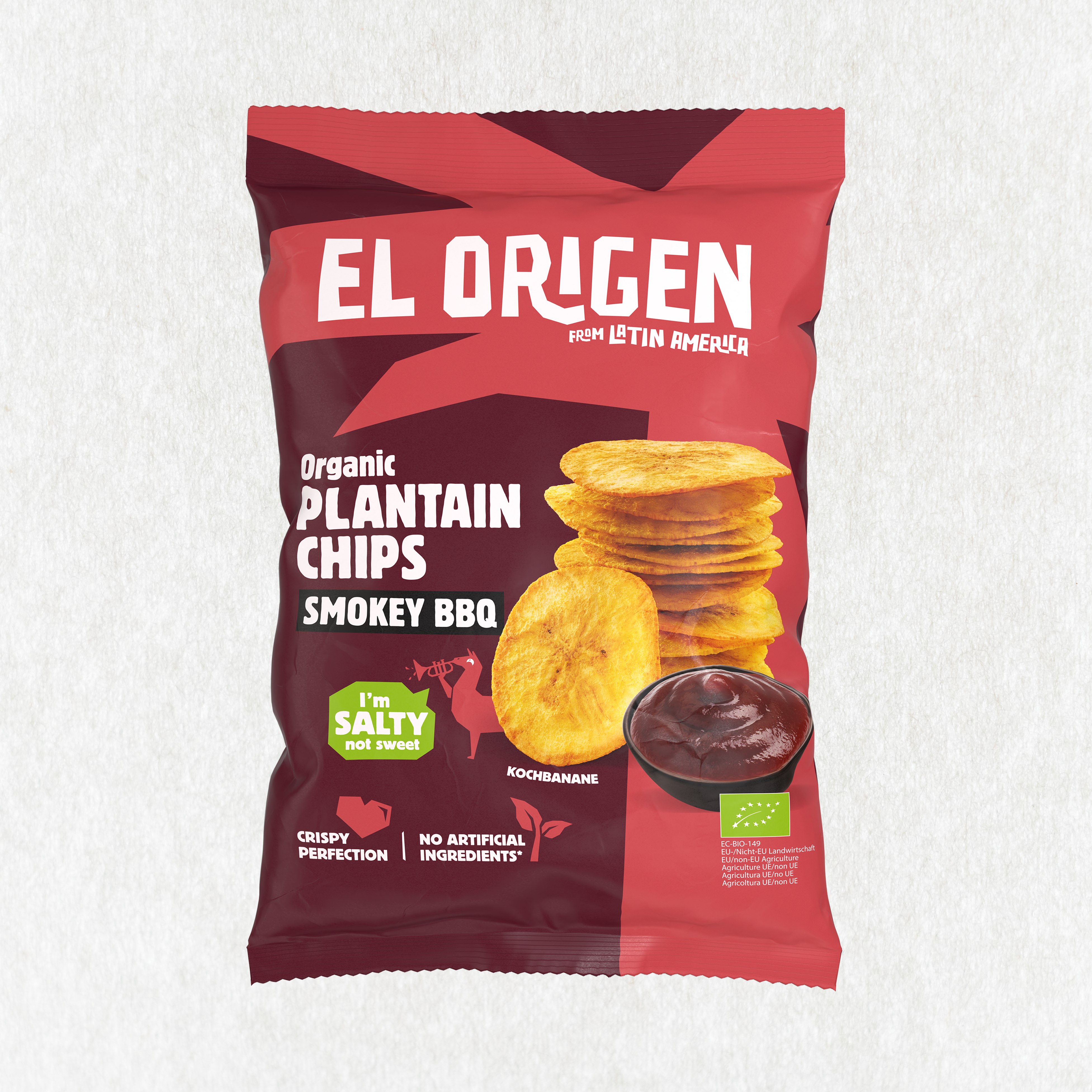 Bio Kochbananen Chips BBQ