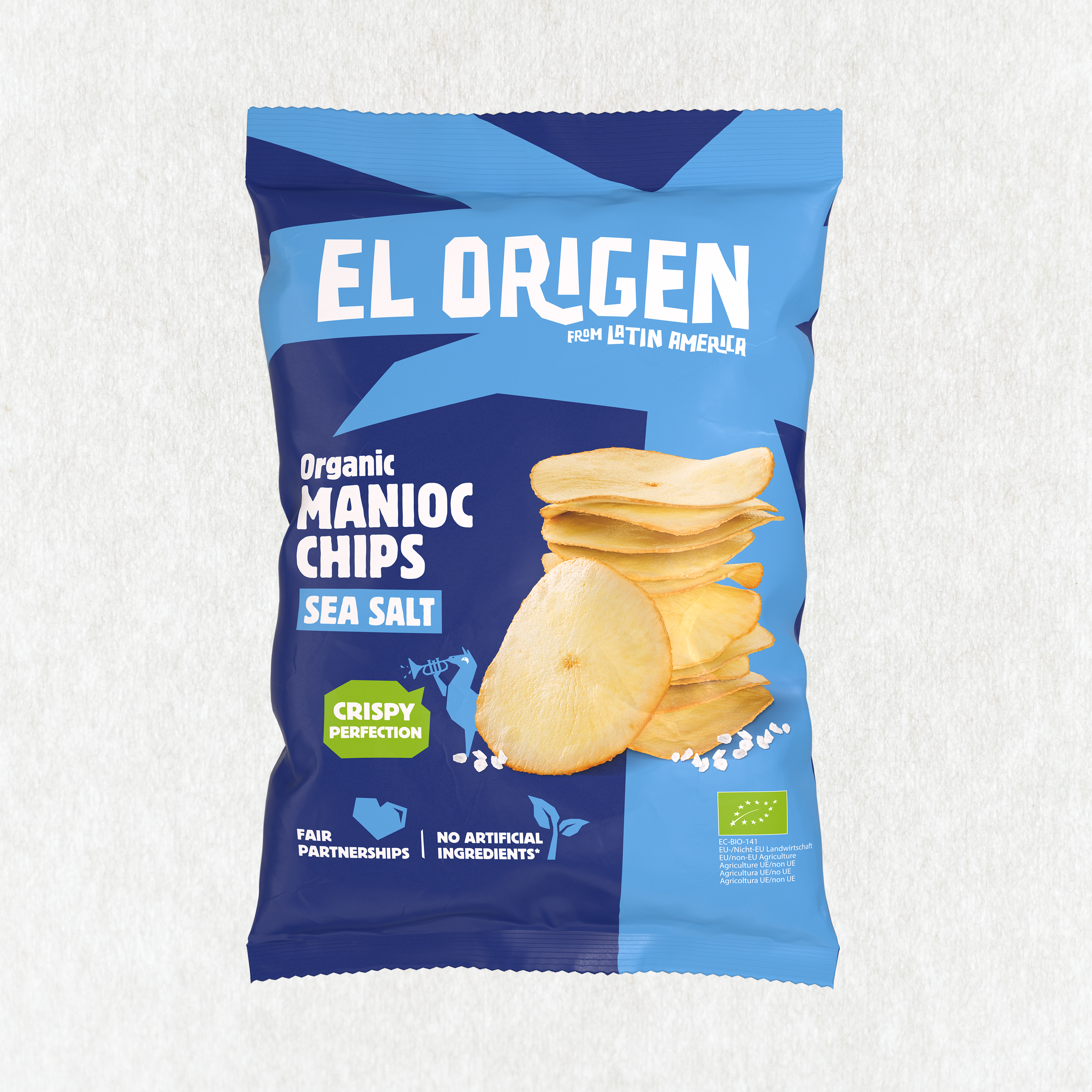 Bio Maniok Chips mit Meersalz